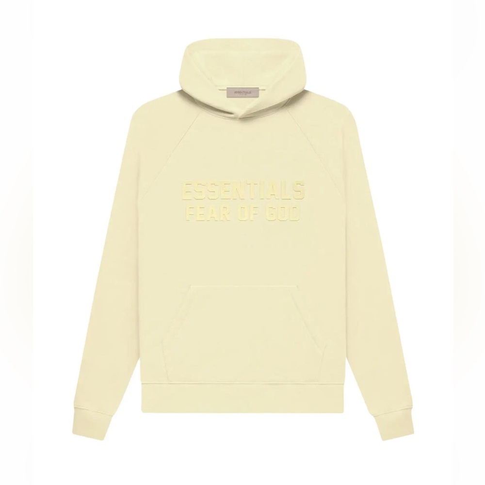Fear of God Essentials Hoodie - Canary - Size Medium